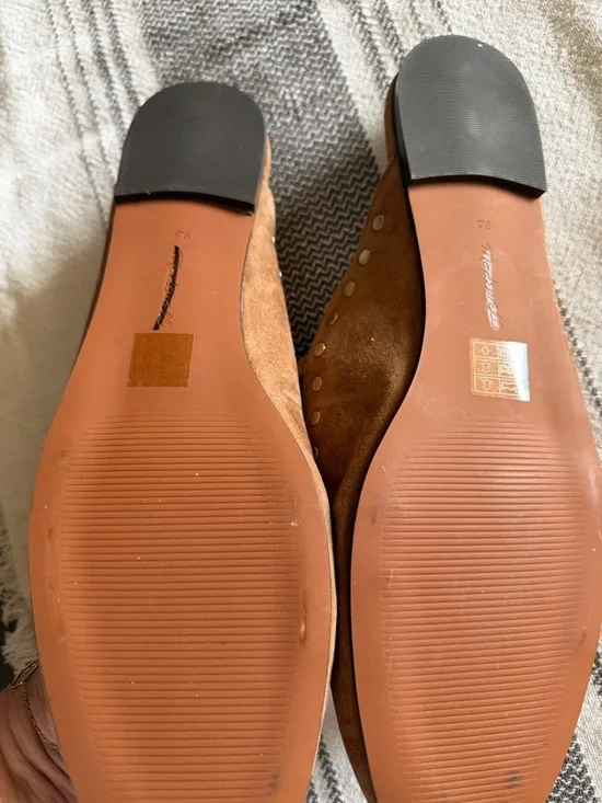 MADEWELL 9.5 The Greta suede stud Ballet Flat Mule nu882 - Picture 5 of 6